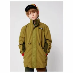 Clearance Bobo Choses Veste Imperméable Tic Tac Toe Fibres Recyclées | Vert kaki
