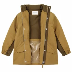 Clearance Bobo Choses Veste Imperméable Tic Tac Toe Fibres Recyclées | Vert kaki