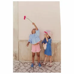 New Louise Misha Veste Joulia Coton Bio | Bleu ciel