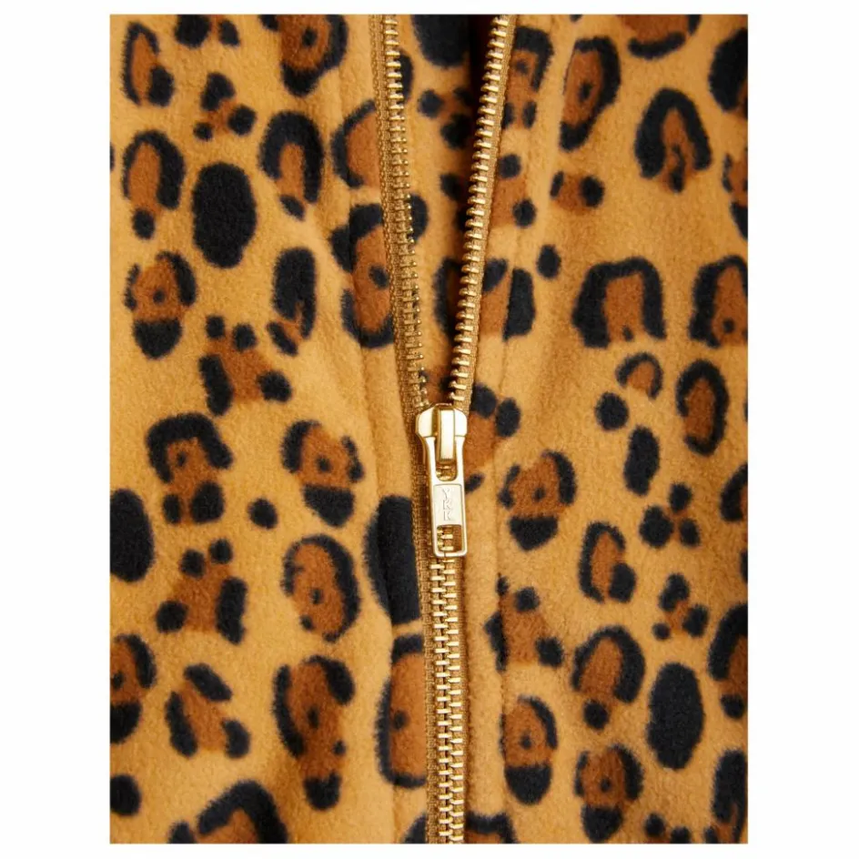 Discount Mini Rodini Veste Leopard Polyester Recyclé | Beige