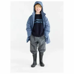 Clearance The Animals Observatory Veste Longue Lion Fibres Recyclées | Bleu gris
