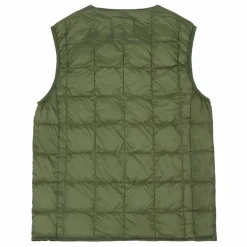 Outlet Taion Veste Matelassée Sans Manches | Vert olive