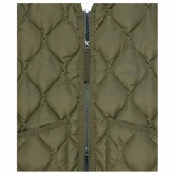 Hot Taion Veste Militaire Sans Manche Unisexe Col V | Olive