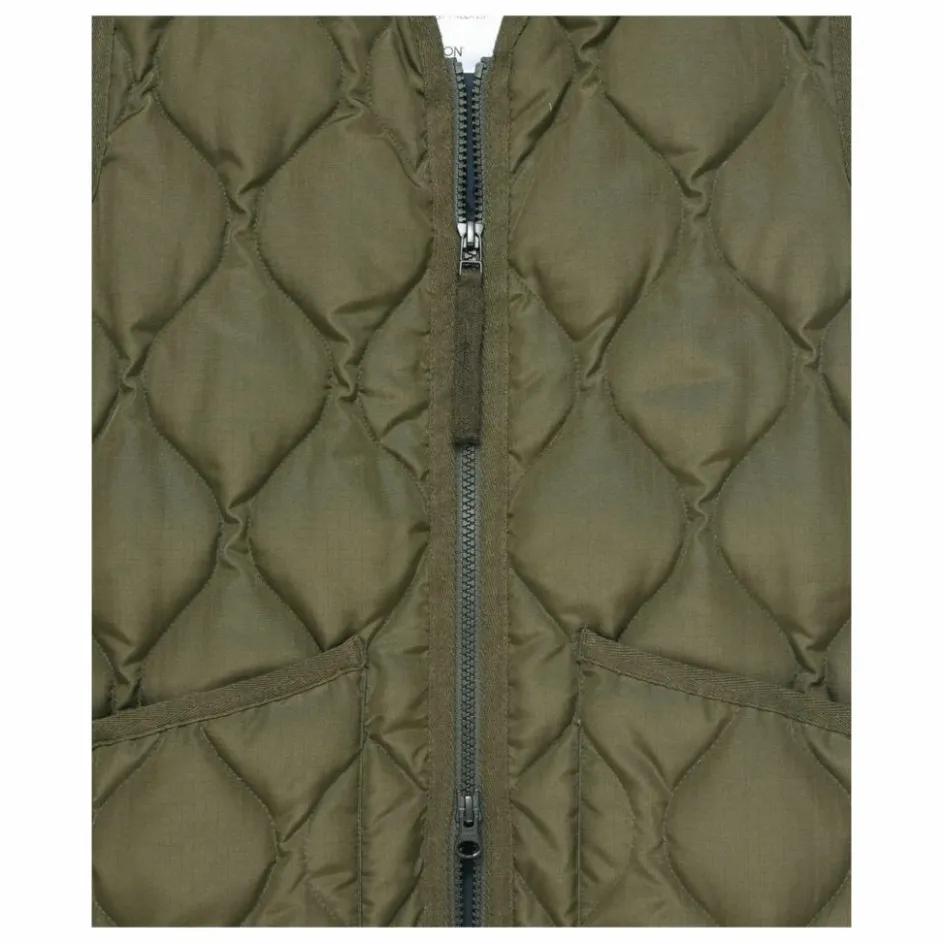 Hot Taion Veste Militaire Sans Manche Unisexe Col V | Olive