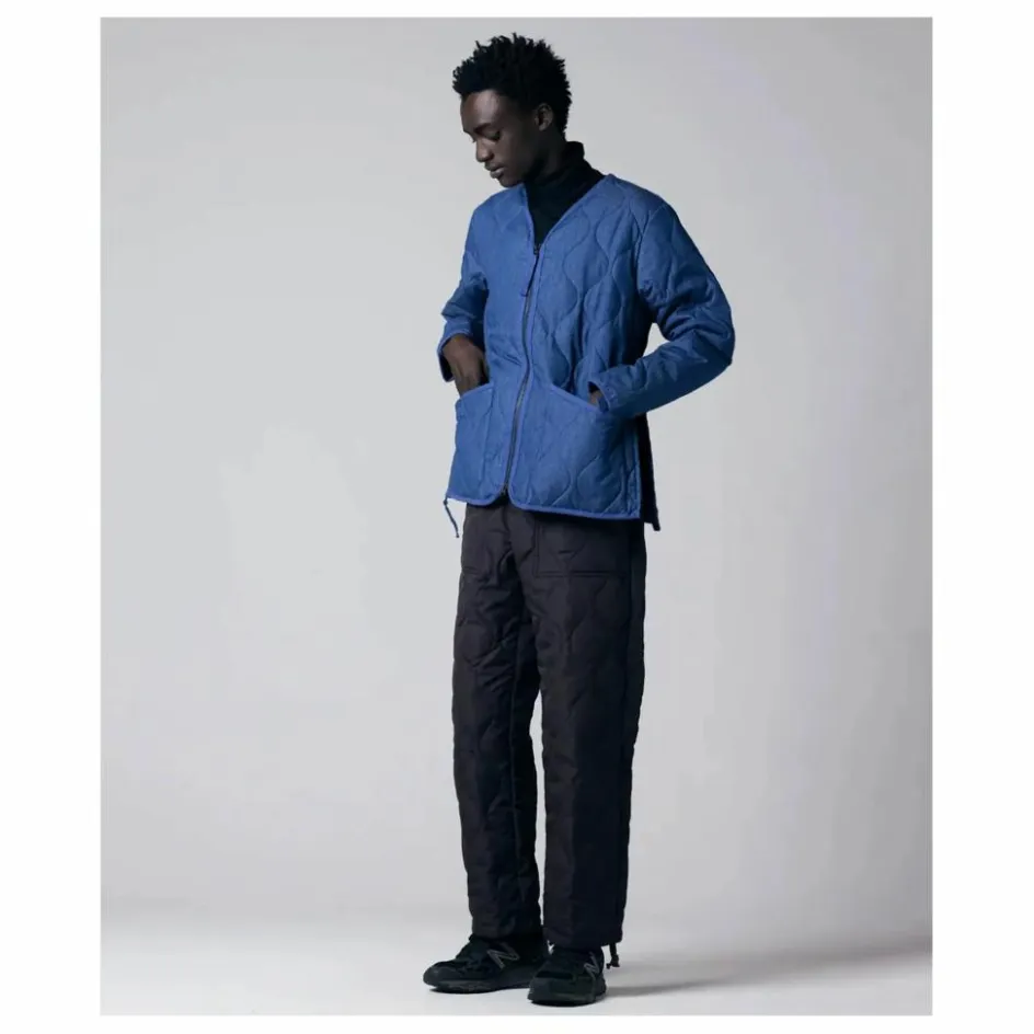 Sale Taion Veste Militaire Unisexe Col V | Bleu indigo