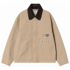 Outlet Carhartt WIP Veste OG Arcan Graphic Coton Bio | Beige