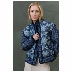 Louise Misha Veste Omotayo Midnight Star Patchwork Coton Bio - Collection Femme ||Femme Vestes, Blousons