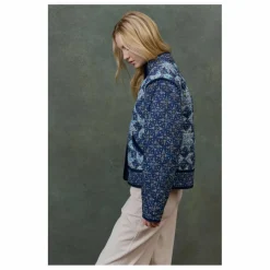Louise Misha Veste Omotayo Midnight Star Patchwork Coton Bio - Collection Femme ||Femme Vestes, Blousons