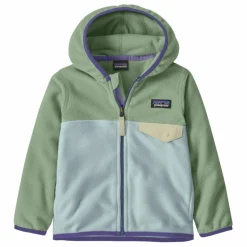 Discount Patagonia Veste Polaire Micro D Snap-T Fibres Recyclées Bébé | Vert pâle