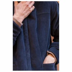 Clearance Veste Réversible Coton Velours Côtelé Brune - Collection Femme | Femme Vestes, Blousons