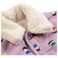 Bobo Choses Veste Réversible Façon Sherpa Fibres Recyclées | Lilas| Manteaux, Blousons, Pilotes