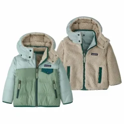 Online Patagonia Veste Réversible Tribbles Fibres Recyclées | Vert pâle