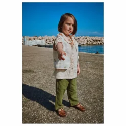 Poudre Organic Veste Sans Manches Calyspo Coton Bio ||Enfant Manteaux, Blousons