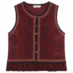 Maison Hotel Veste Sans Manches Château Casilda Gaze de Coton ||Femme Vestes, Blousons