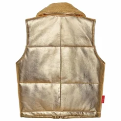 Enfant Fille Garçon Manteaux, Blousons|Manteaux, Blousons*Veste Sans Manches Col Sherpa Métallisée |