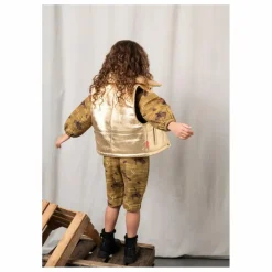 Enfant Fille Garçon Manteaux, Blousons|Manteaux, Blousons*Veste Sans Manches Col Sherpa Métallisée |