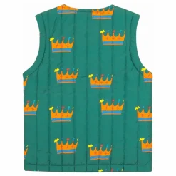 Outlet Jelly Mallow Veste Sans Manches Crown | Vert