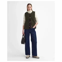 Femme Barbour Vestes, Blousons*Veste Sans Manches Dulsie Shearling |