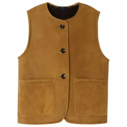 Femme Soeur Vestes, Blousons*Veste Sans Manches Duomo Cuir |
