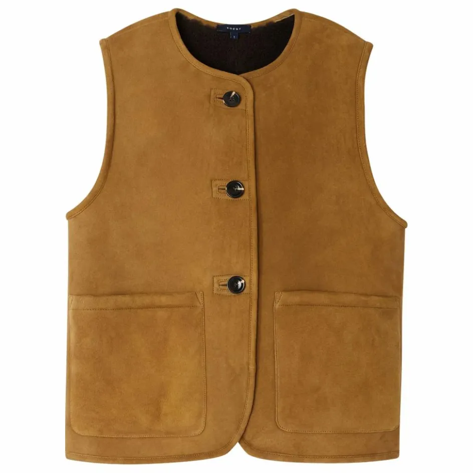 Femme Soeur Vestes, Blousons*Veste Sans Manches Duomo Cuir |
