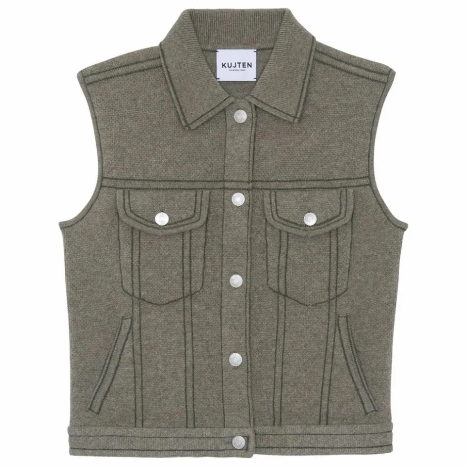 Hot Veste Sans Manches Jess Cachemire | Femme Vestes, Blousons