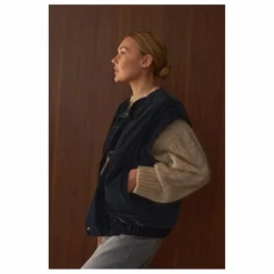 Marlot Paris Veste Sans Manches Joanne Velours - Collection Femme ||Femme Vestes, Blousons
