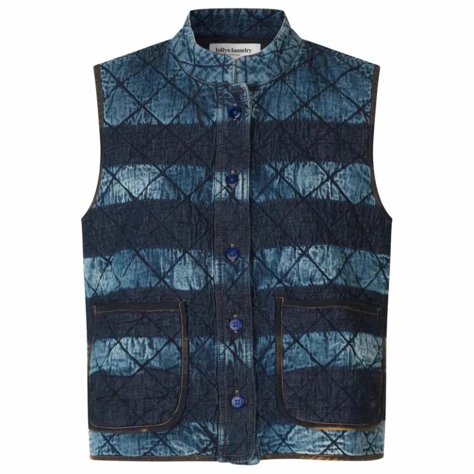 Lollys Laundry Veste Sans Manches Matelassée Cairo ||Femme Vestes, Blousons