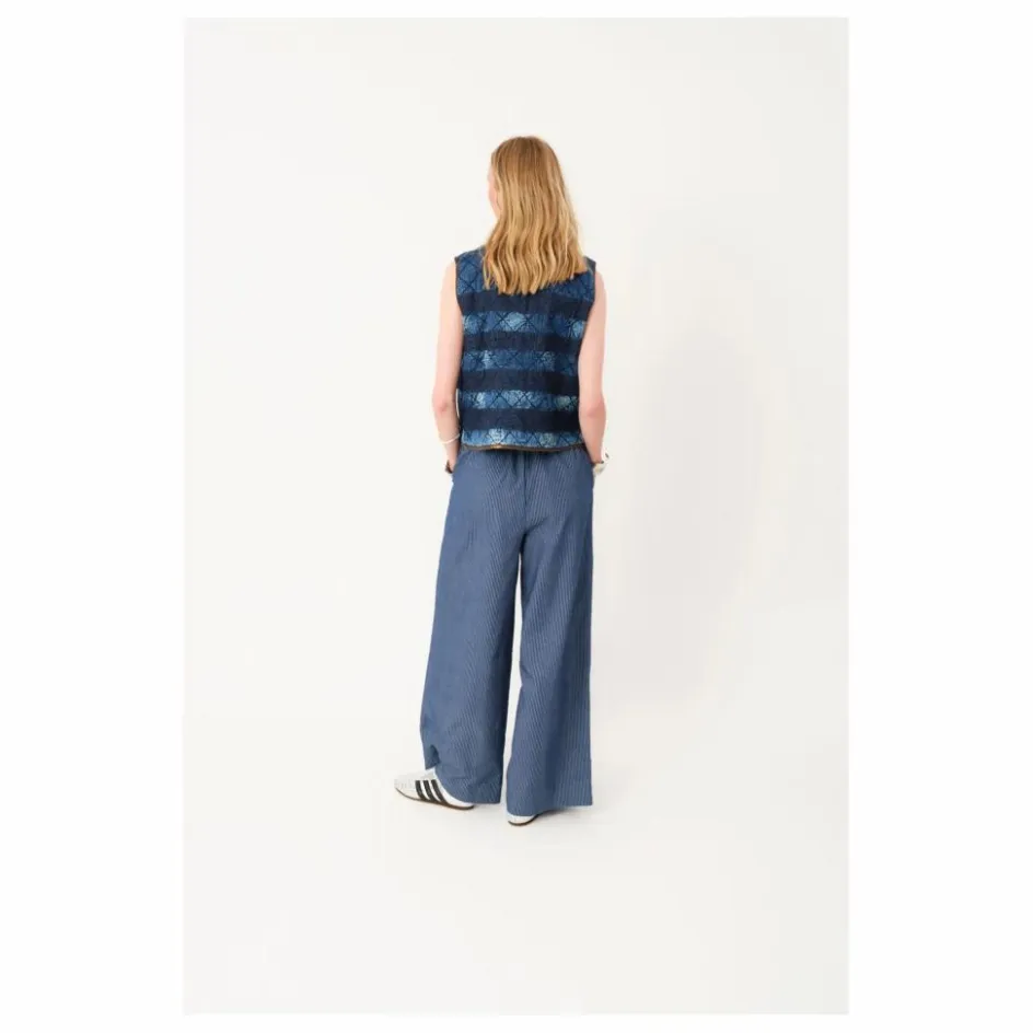 Lollys Laundry Veste Sans Manches Matelassée Cairo ||Femme Vestes, Blousons