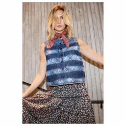 Lollys Laundry Veste Sans Manches Matelassée Cairo ||Femme Vestes, Blousons