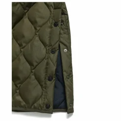Hot Taion Veste Sans Manches Military Unisexe | Kaki foncé
