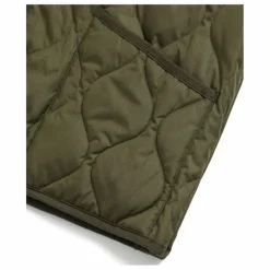 Hot Taion Veste Sans Manches Military Unisexe | Kaki foncé