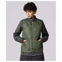 Hot Taion Veste Sans Manches Military Unisexe | Kaki foncé