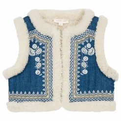Enfant Louise Misha Manteaux, Blousons*Veste Sans Manches Réversible Façon Fourrure Librana |