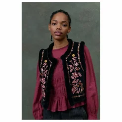 Louise Misha Veste Sans Manches Réversible Renée Velours - Collection Femme ||Femme Vestes, Blousons