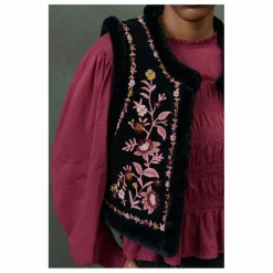 Louise Misha Veste Sans Manches Réversible Renée Velours - Collection Femme ||Femme Vestes, Blousons