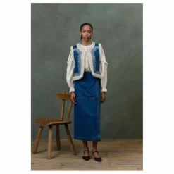 Best Veste Sans Manches Réversible Figara Denim - Collection Femme | Femme Vestes, Blousons