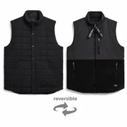 Discount Taion Veste Sans Manches Réversible Mountain Unisexe | Noir