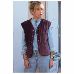 Marlot Paris Veste Sans Manches Simona - Collection Femme ||Femme Vestes, Blousons