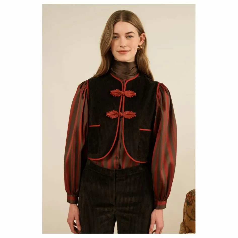 Clearance Veste Sans Manches Vienna Velours Côtelé | Femme Vestes, Blousons