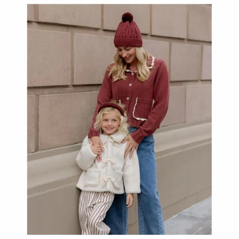 Rylee + Cru Veste Sherpa ||Enfant Manteaux, Blousons
