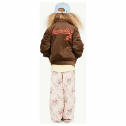 Discount The Animals Observatory Veste Tiger Velours Côtelé | Chocolat