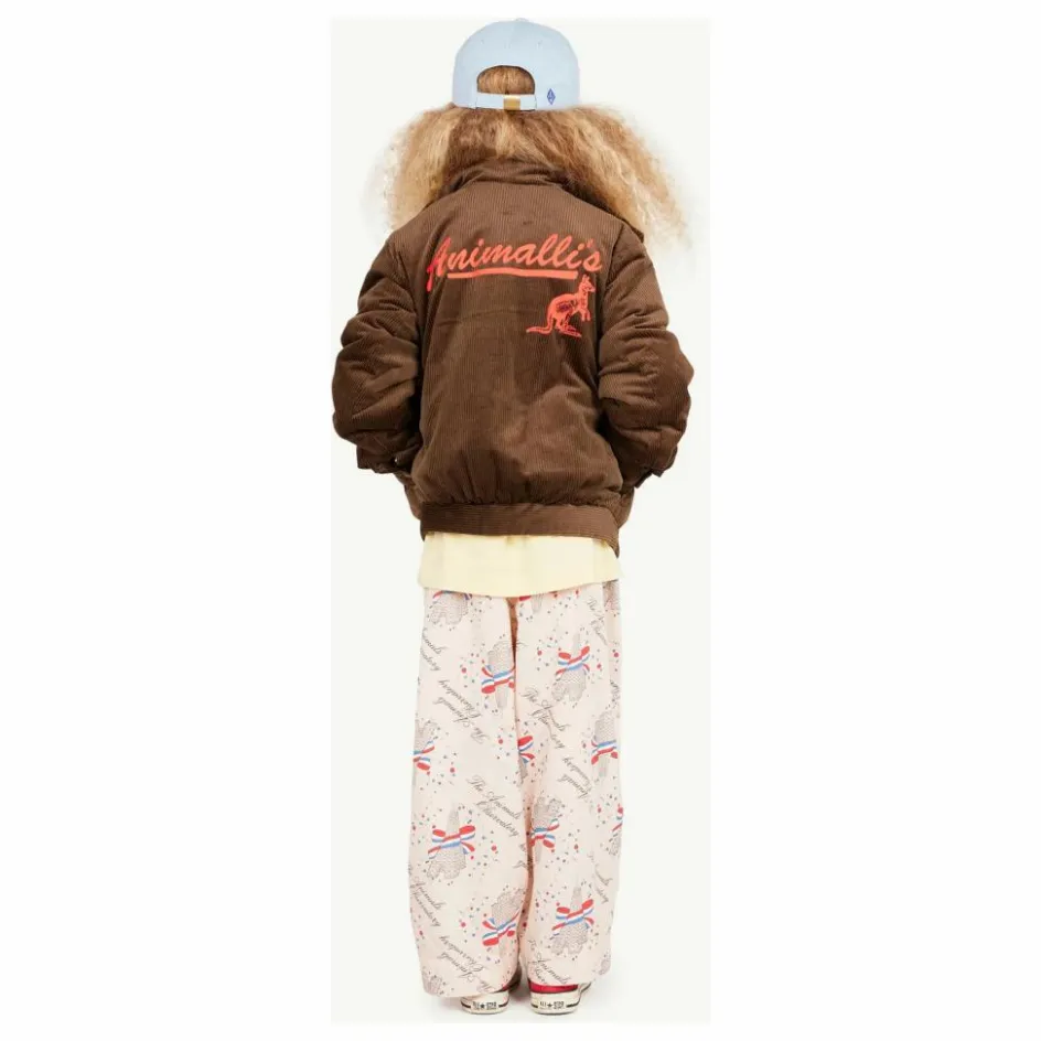Discount The Animals Observatory Veste Tiger Velours Côtelé | Chocolat