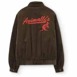 Discount The Animals Observatory Veste Tiger Velours Côtelé | Chocolat
