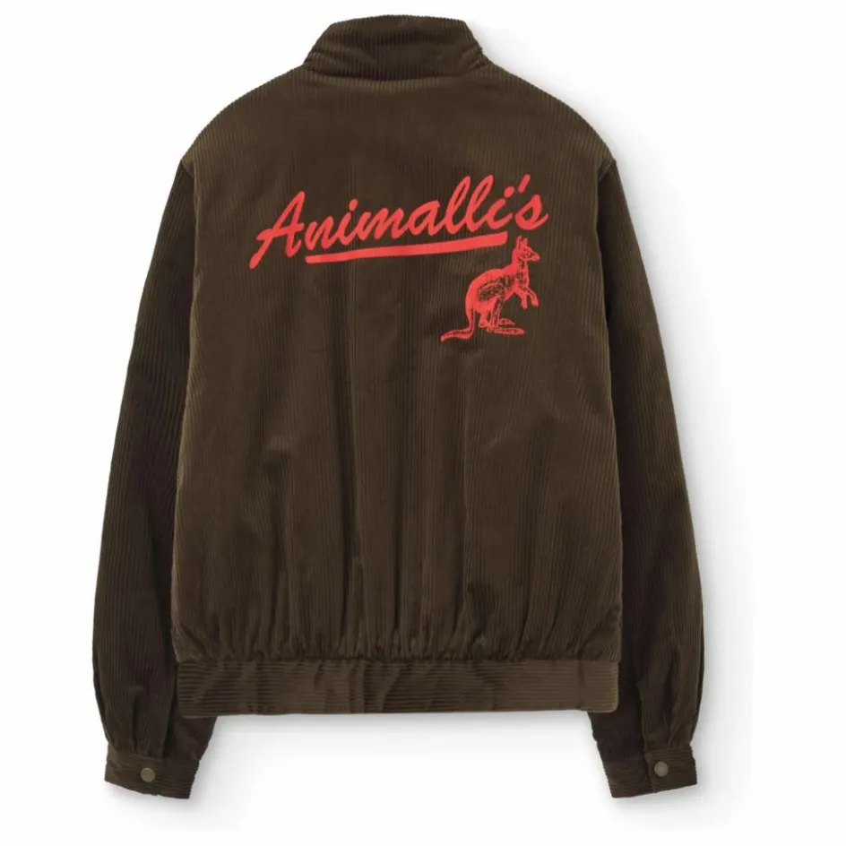 Discount The Animals Observatory Veste Tiger Velours Côtelé | Chocolat