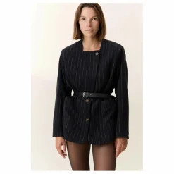 Leon & Harper Veste Vafi Rayée Laine ||Femme Vestes, Blousons