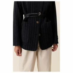 Leon & Harper Veste Vafi Rayée Laine ||Femme Vestes, Blousons