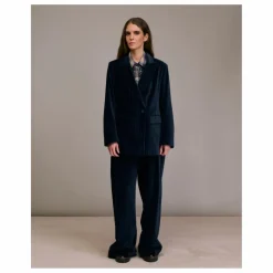 Hot Diega Veste Viaregio Rayée | Bleu