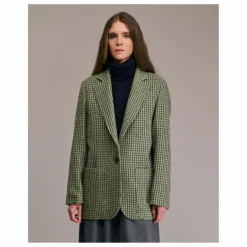 Femme Diega Vestes, Blousons*Veste Virato Pied de Coq Laine |