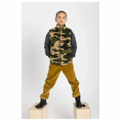 Clearance Hundred Pieces Veste Zippée sans manches Sherpa | Vert kaki