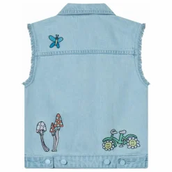 Clearance Stella McCartney Kids Vestes Sans Manches Jean | Bleu